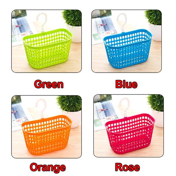 

bath accessory set s bathroom hanging storage basket kitchen plastic