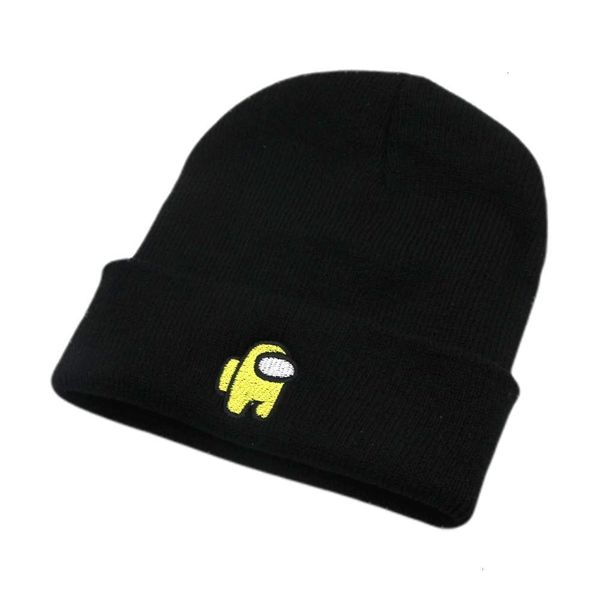 

with stock among us game beanie cap embroidery fashion design outdoor riding cycling skiing men women cosplay hat