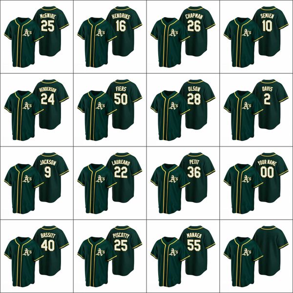 

oakland athletics #26 matt chapman 10 marcus semien 2 khris davis men women youth custom green 2020 replica alternate jersey, Blue;black
