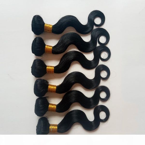 

9a brazilian peruvian virgin hair weft high-quality human hair body wave malaysian body wave factory wholesale indian remy human hair, Black