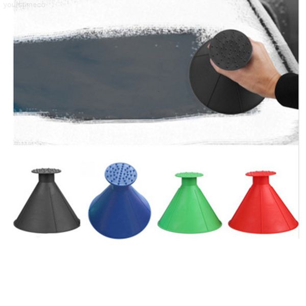 

new housekeeping magic window windshield car ice scraper cone shaped funnel snow remover tool 4 colors