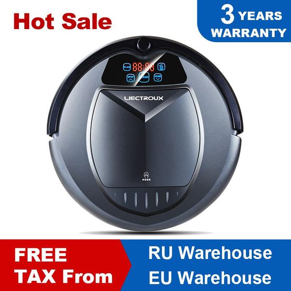 

robot vacuum cleaners liectroux b3000 cleaner time schedule intelligent with wet/dry mopping function