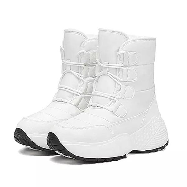 

boots women's 2021 winter high-warm snow increase cotton shoes women, Black