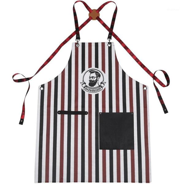 

full leather salons capes for hair cutting apron barber pocket hair cutting dyeing cape hairdresser antifouling cloth1