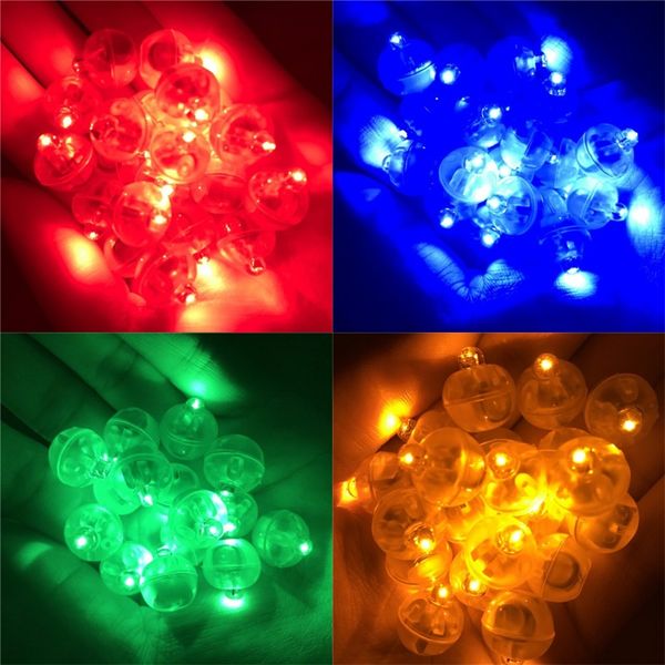 

glow electronic лампы бусины сферы пластиковые diy аксессуары материалов огни ночной декор лампы вечеринка flash 15mm 0 46by n2
