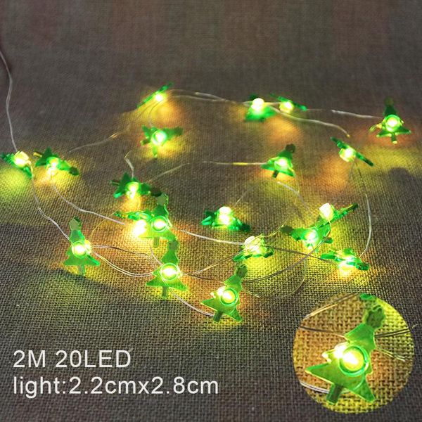 

2m 20led santa claus snowflake tree led light string christmas decoration for home 2020 christmas ornament xmas gift new year jllsgq
