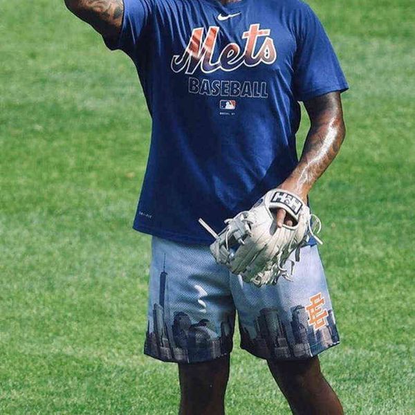 

eric emanuel shorts ee men's casual basic short newyork city skyline women fitness exercise breathable mesh basketball football sports, White;black