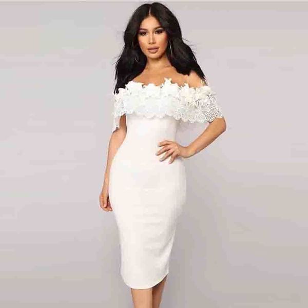 

2021 the new octastrade new summer off shoulder white bandage celebrity income dressed up in party dress e3y4, Black;gray