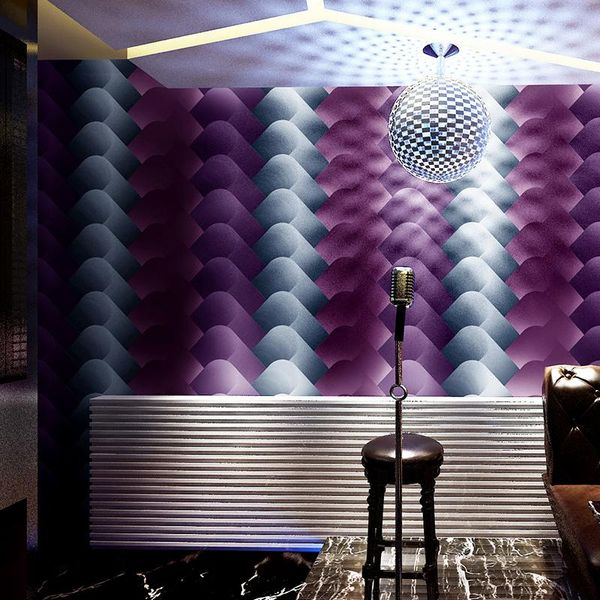 

ktv wallpaper 3d three-dimensional personality flashing wallpaper bar l fancy ballroom theme room
