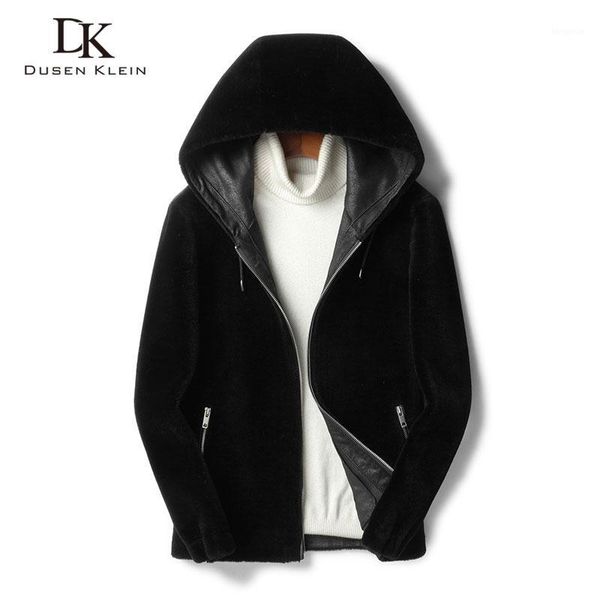 

men wool coat winter woolen jackets casual warm coat 2019 new z9801-b1, Black