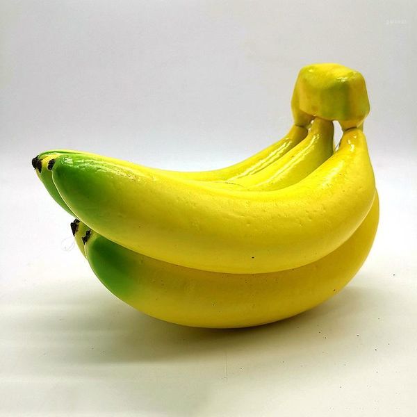 

decorative flowers & wreaths lifelike artificial fake fruit banana foam craft home party decor ornaments1