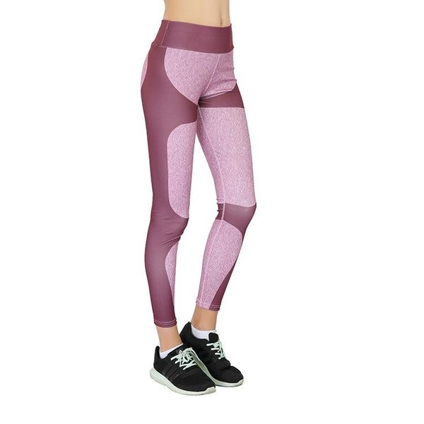 

vvues legging yoga pants stretch soft slim sport legging trousers for women patchwork heart shaped jogging gym yoga pants, White;red