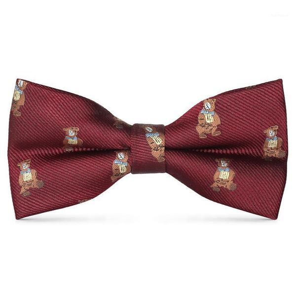 

2021 brand new bowtie for men fashion formal groom dress suit butterfly bow tie two layer wine red gift box1, Black;gray