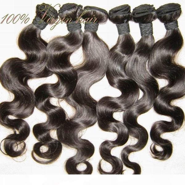 

fast shipments exotic natural burmese wavy mink virgin hair extensions 1piece lot sample order wet kiss her, Black
