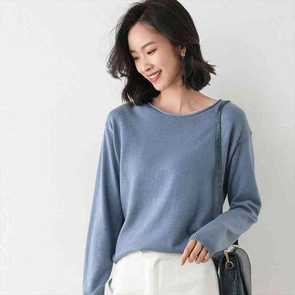 

mrmt brand womens sweater loose women sweater pullover wild bottoming woman pullovers for female tees, White;black