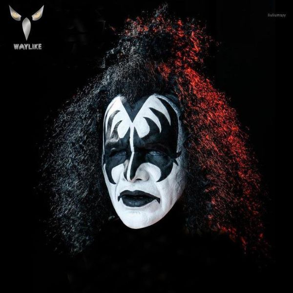 

waylike kiss gene simmons mask halloween ghost mask props party costume horror carnival cosplay party props1