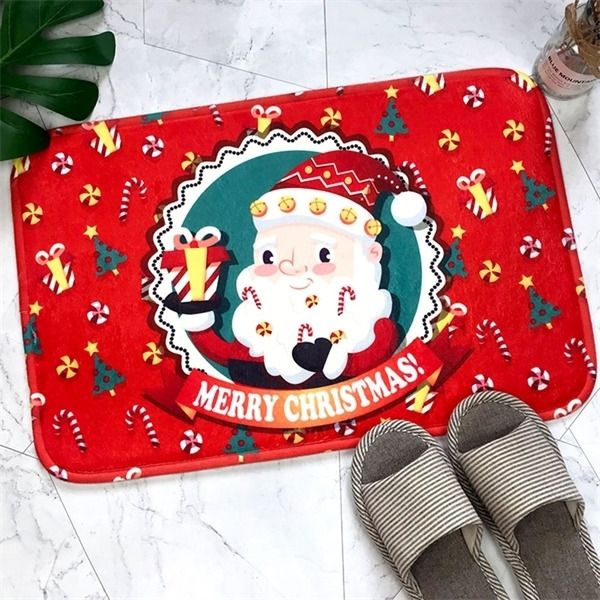 

merry mat outdoor carpet doormat santa ornament christmas decorations for home xmas navidad decor noel new year gifts