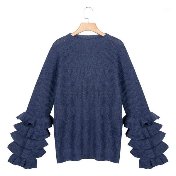 

omchion 2020 autumn winter knitted pullover women sweaters casual jumper solid o-neck long sleeve sweater sueter mujer lsm421, White;black