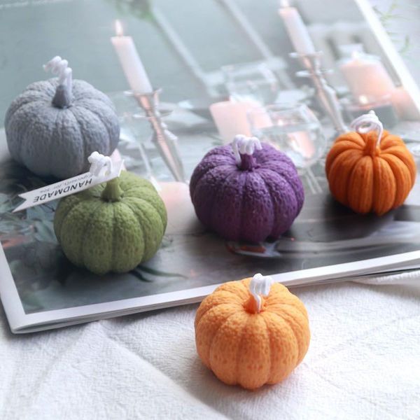 

diy тыква свеча плесень тыквенные мыльные силиконовые формы шоколада поворотный сахар плесень мусс торт силикона wmtvdt