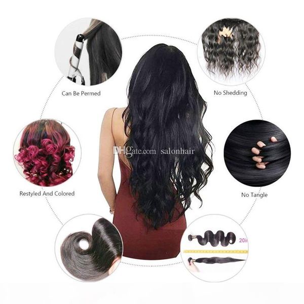 

8a brazilian virgin hair body wave one bundle weave 100% unprocessed human hair wavy extensions weft natural black
