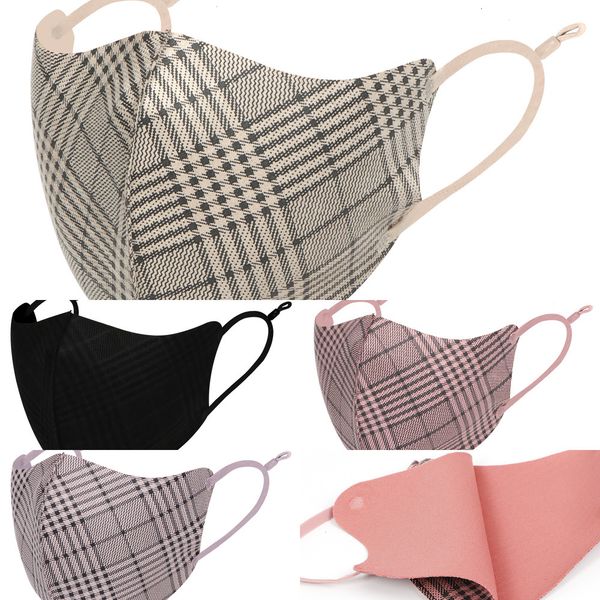 

factorywcxefactoryn4rrmouth fashion plaid breathable protective washable reusable adjustable mask designer face masks boom20