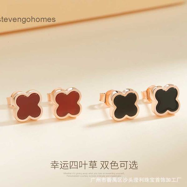 

s925 silver agate earrings for korean siyecao women, Golden