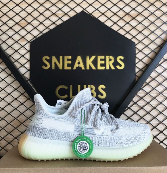 

cloud white kanye west shoes men women 3m static reflective running shoe yecheil yeezreel eliada zebra cinder asriel abez sports sneakers