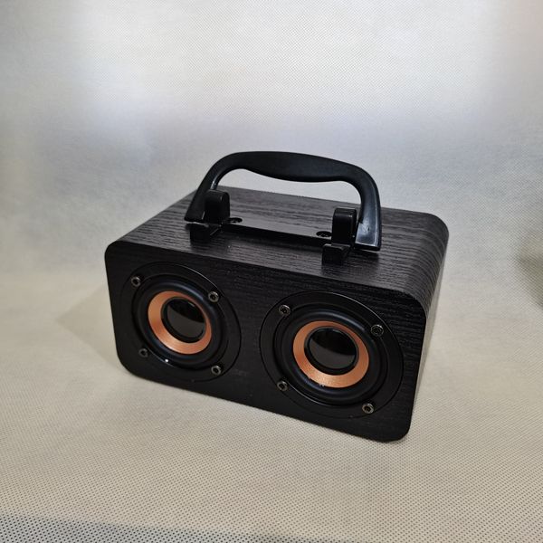 

wooden wireless bluetooth speaker portable mini subwoofer audio gift stereo loudspeaker sound system support tf aux usb