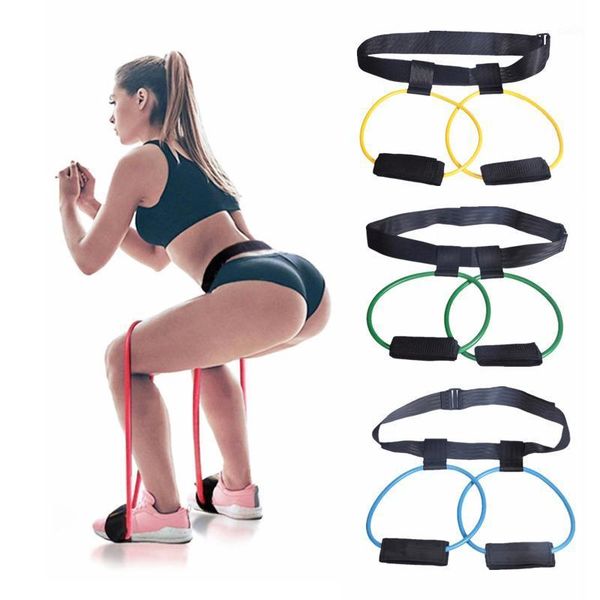 

fitness booty bands set resistance for bulegs muscle comprehensive trainning adjustable waist belt pedal exerciser1