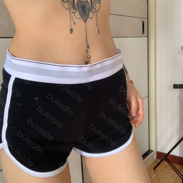 

shorts casual ladies beach summer gym shorts young girl sport letter shorts qwe, White;black