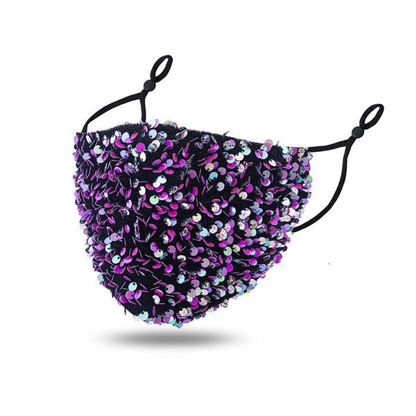 

2020 fashion bling washable reusable factory pm2.5 care shield sequins shiny face cover anti-dust mouth mask 8 p6rtj