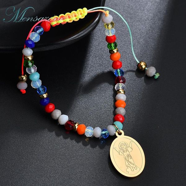 

mensazone christian bracelets beaded bracelet for women religious gifts fashion jewelry, Black