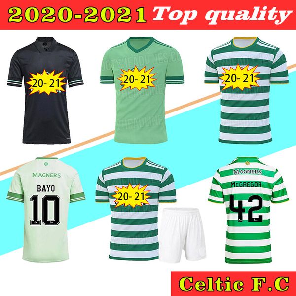 

2021 celtic soccer jerseys edouard 2020 2021 brown forrest christie football shirt griffiths celtic fc mcgregor mens jersey, Black;yellow