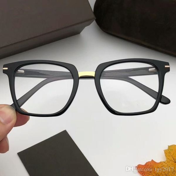 

fashion design 5523 sunglasses frame plano eyewear square plank-metal 52-20-145prescription glasses demo-lenses full-set case oem outlet, Black