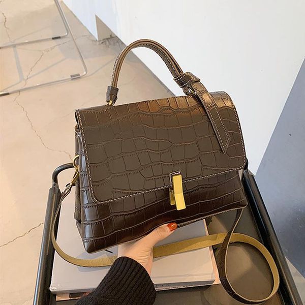 

women's retro shoulder messenger bag designer handbags lady satchels pu leather work shopper single crossbody bags