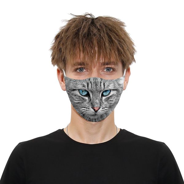 

masks designer face 100pcs element grimace halloween fashion 3d printing masks reusable protective pm2.5 5laye