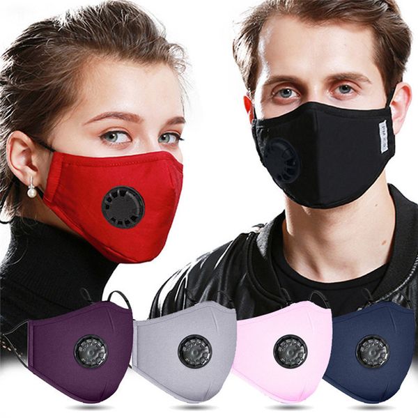 

reusable cotton face masks with breath 0utlet valve pm2.5 mouth mask anti-dust washable mask with filter 13 yay0