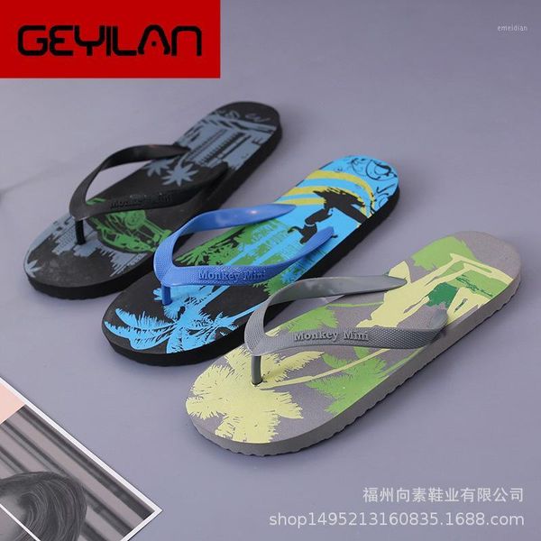 

hombre men flip flops bathroom slippers men casual pvc eva shoes fashion summer beach sandals size 40~45 zapatos1, Black