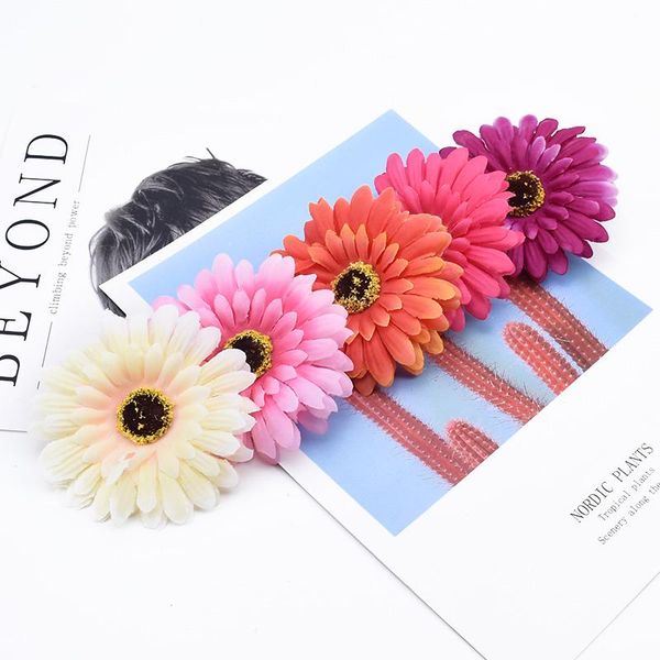 

50 100 искусственные растения декоративные цветы шелковый подсолнечное scrapbook stamen diy подарки box флористика искусственные цветы wmtpq