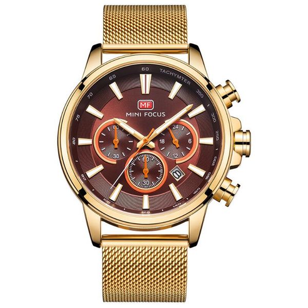 

speial time 2020 design new fashion simple waterproof watch men casual wristwatch luxury brand men's watch, Slivery;brown