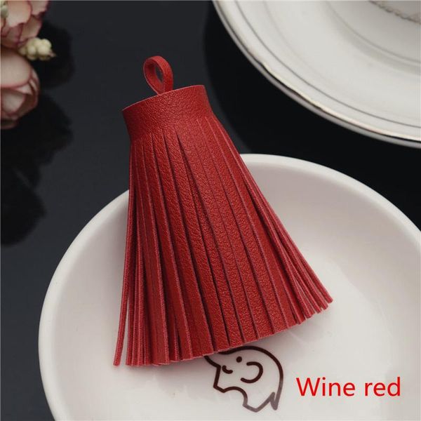 

5pcs 6cm new style fashion leather tassel fringe diy accessories earrings necklaces jewelry findings pendants craft tassels h wmtomh