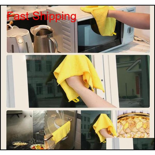 

5pcs/lot high efficient anti-grease color dish cloth fiber washing towel magic kitchen cleaning wipi qylwwk toys2010