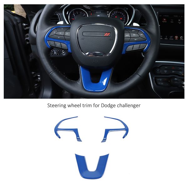 Coprivolante blu per auto per Dodge Challenger 15+ / Durango 14+ / Grand Cherokee SRT8 14+ / Dodge Charger 15+