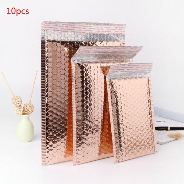 

gift wrap 10pcs aluminized film bubble bag cosmetics packing shockproof pressure defense envelope wedding birthday party gift1