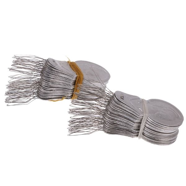 

100 серебряная тональная проволочная петля diy игл нитей вышивка вставьте ручной машинный швейный инструмент f sqcuwb, Black