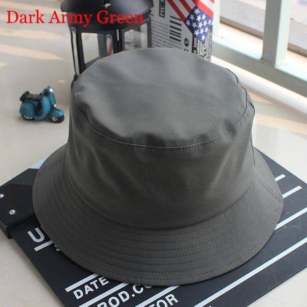

roxcober men women bucket uv protection basin cap waterproof windproof travel fisherman sun hats casquette fishing hat y200714, Blue;gray
