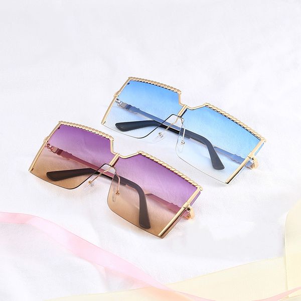 

негабаритные квадратные солнцезащитные очки женщины новые щиты солнцезащитные очки мужчины женщины мода цвет линза сплава сплава высококачес, White;black