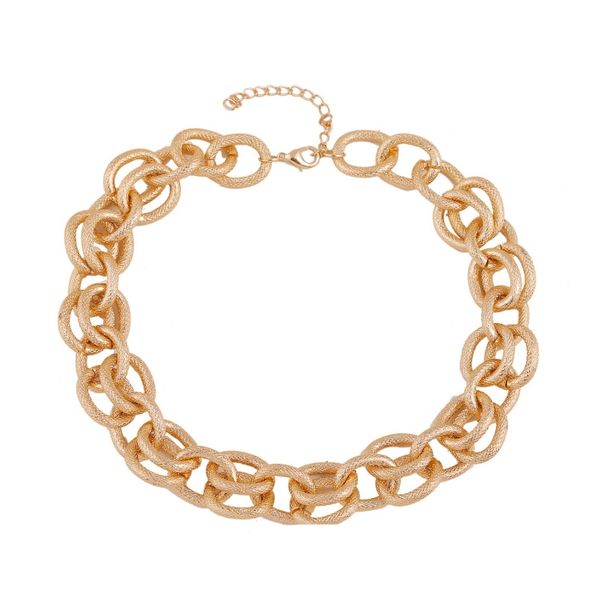 

accessories designer concise metal chain womens round necklace accessories designer wmtwum bdesybag, Golden;silver