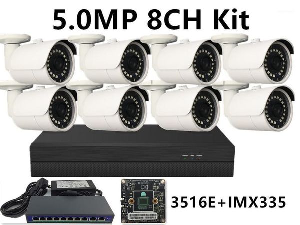 

systems 8ch ip surveillance kit metal camera 5.0mp 4.0mp 3.0mp 2.0mp ip66 waterproof 16*5mp nvr 48v poe switch onvif p2p cloud1