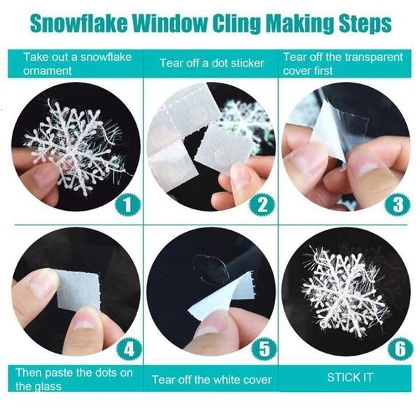 

white christmas tree snowflake decorations for home hanging weddding party tres0ga
